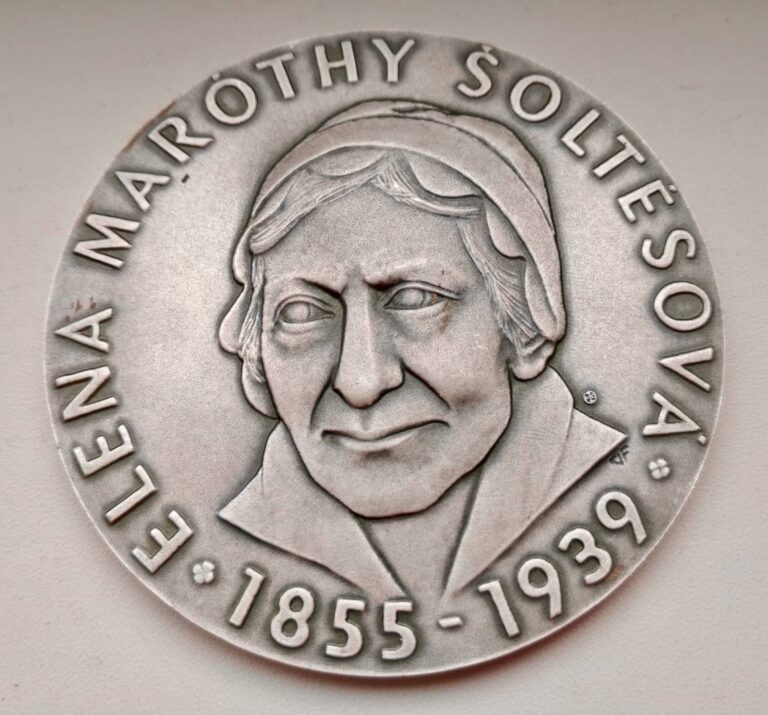 Medaila Eleny Maróthy Šoltésovej, ktorej autor je